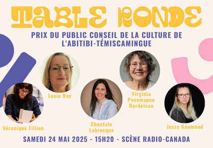 Table ronde : Prix du public Conseil de la culture
