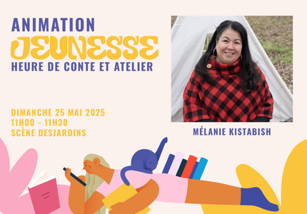 Atelier et conte avec Mélanie Kistabish