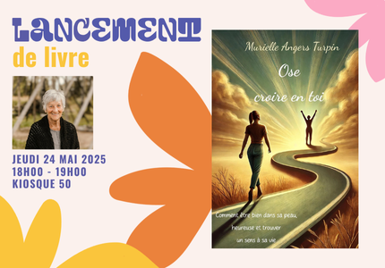 Lancement de livre de Murielle Angers-Turpin