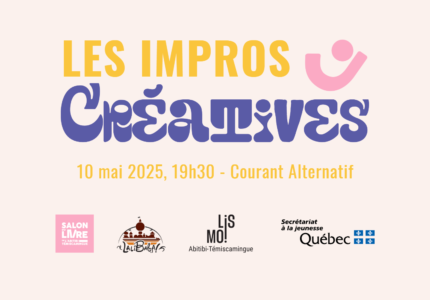 Les impros créatives du Salon du livre à Amos