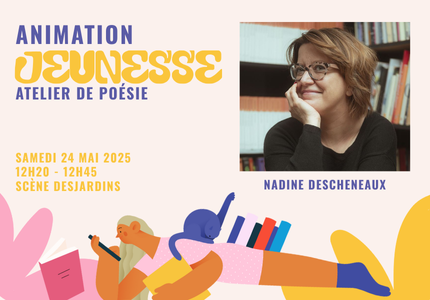 Atelier de poésie avec Nadine Descheneaux
