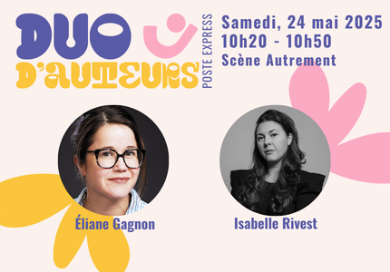 Duo d’auteurs- Poste Express : Éliane Gagno