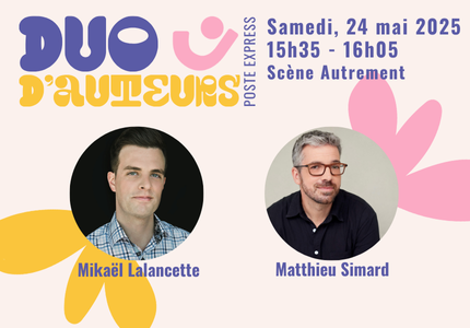 Duo d’auteurs- Poste Express : Mikaël Lalan