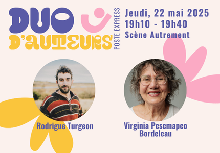 Duo d’auteurs- Poste Express : Rodrigue Turg