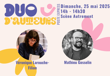 Duo d’auteurs- Poste Express : Véronique La