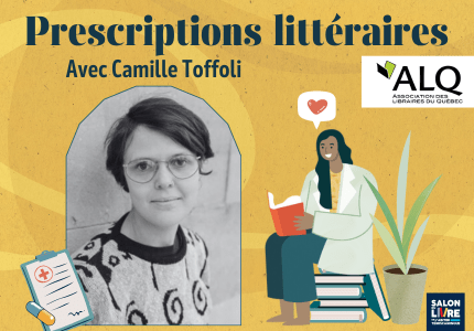 Prescriptions littéraires avec Camille Toffoli