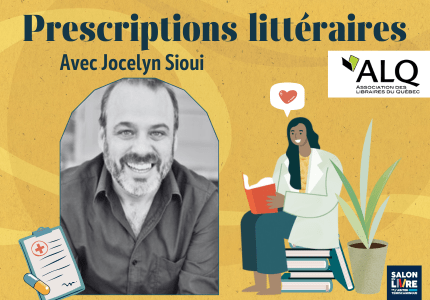 Prescriptions littéraires avec Jocelyn Sioui