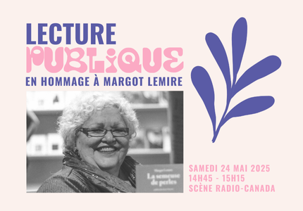 Lecture publique en hommage à Margot Lemire