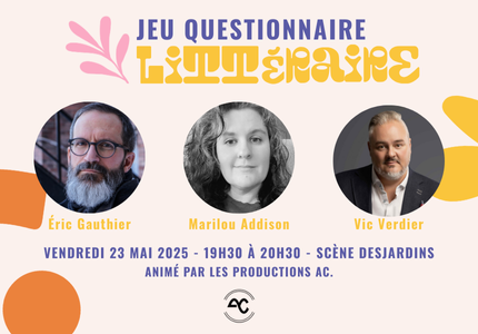 Jeu questionnaire littéraire
