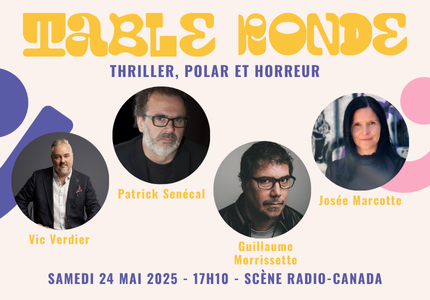 Table ronde : Thriller, polar et horreur.